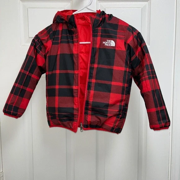 Toddler North Face Red Coat 5T 5B - Picture 2 of 13